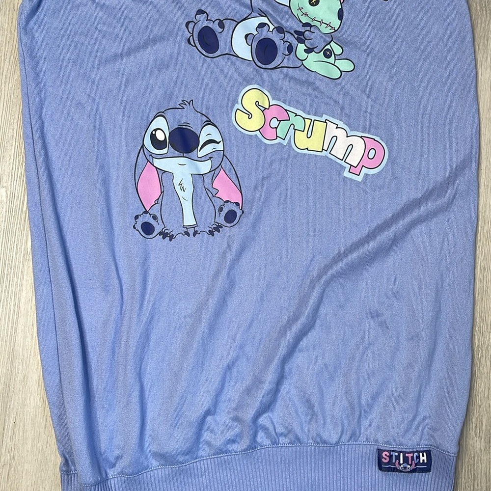 Disney Stitch sweater/nightgown size xs - Picture 4 of 5